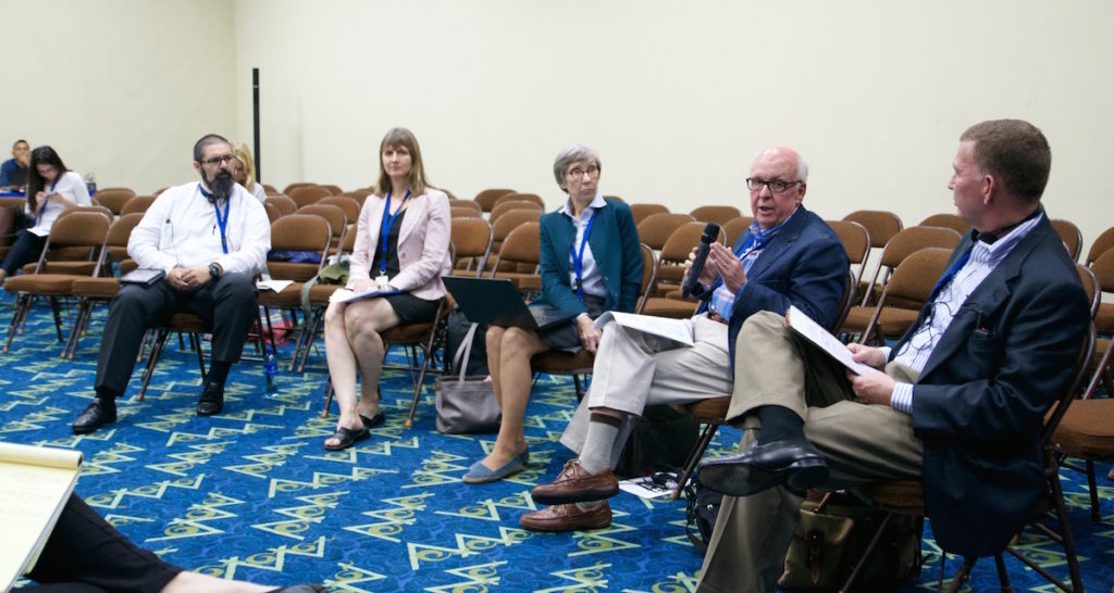 Panelists at the Whisleblowing event