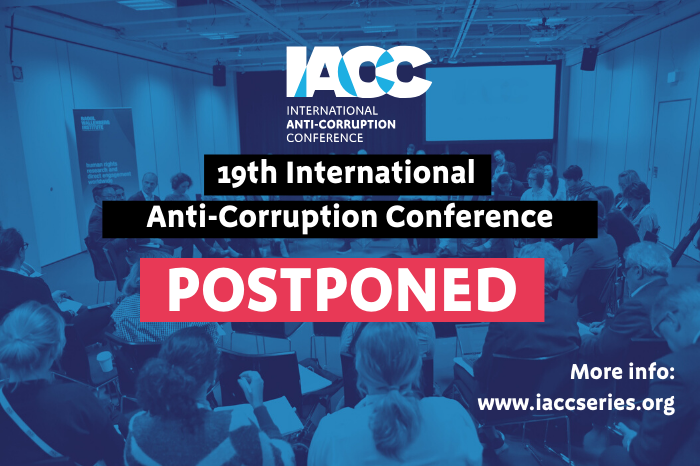 19th IACC postponed