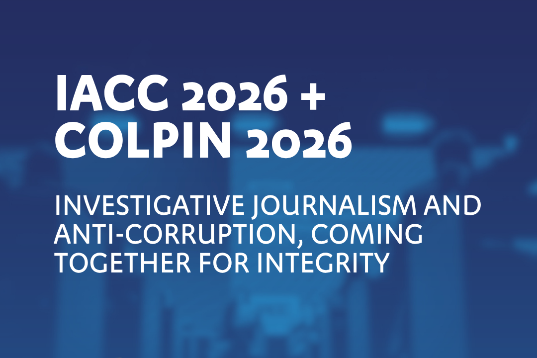 IACC to host the Latin American Investigative Journalism Conference (COLPIN) as part of its programme, highlighting investigative journalism as an ally in the fight against corruption